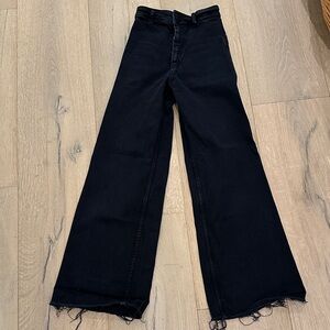 Zara Black Wide Leg Jeans